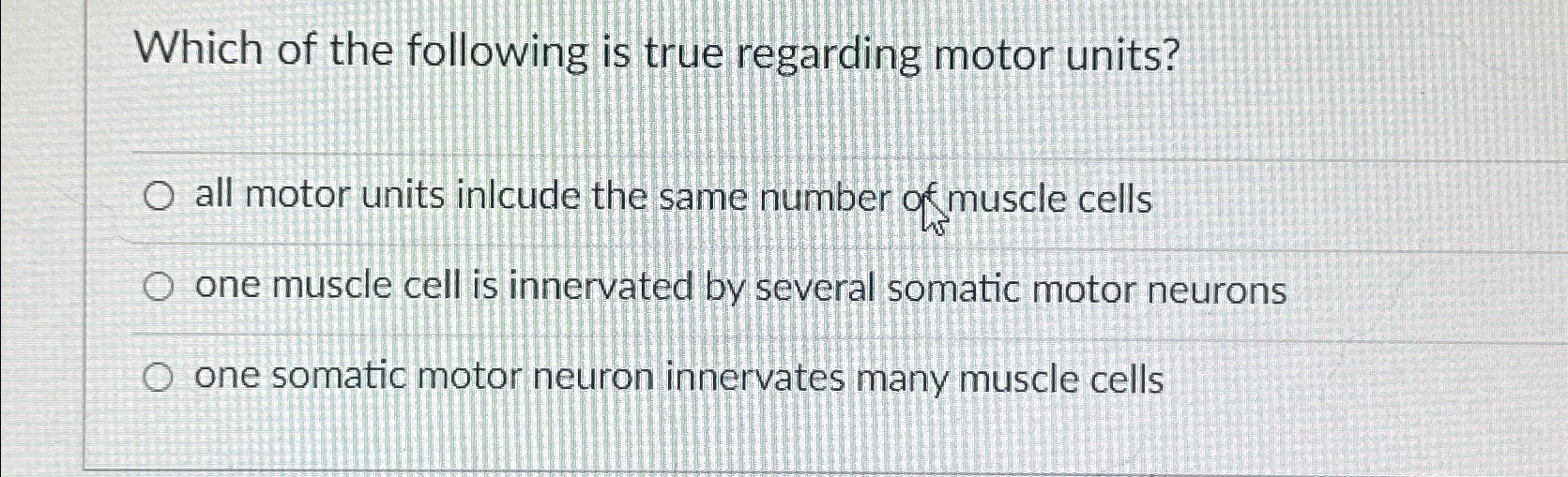 Solved Which of the following is true regarding motor | Chegg.com
