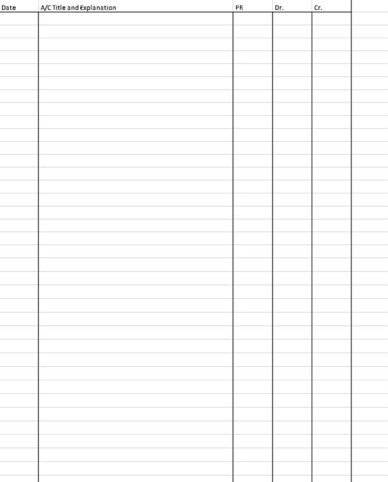 Solved 1. Prepare journal entries for the following | Chegg.com
