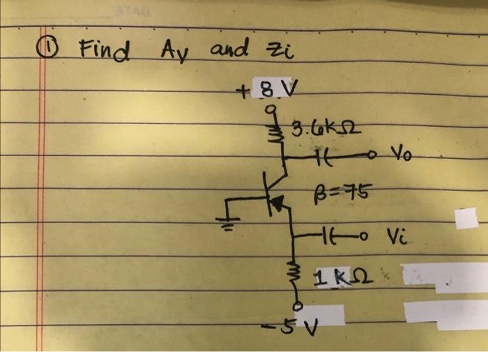 (1) Find \( A_{y} \) and \( z_{i} \)