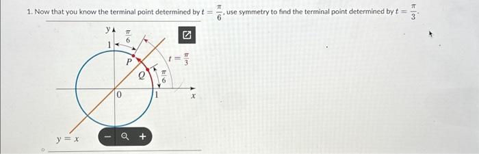 Solved 1. Now that you know the terminal point determined by | Chegg.com