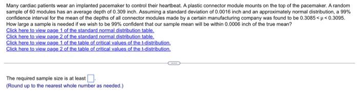 Solved Many cardiac patients wear an implanted pacemaker to | Chegg.com