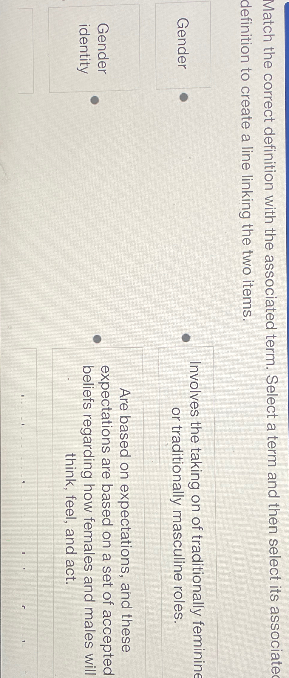 Solved Match the correct definition with the associated | Chegg.com