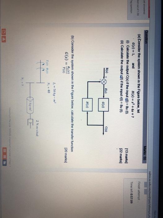 Solved Sulms Su Duom Mod Q Attemptph Question Marks 55 K Chegg Com