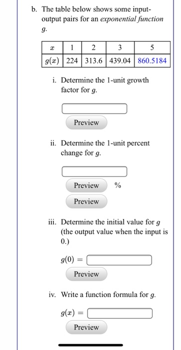 Solved a. The table below shows some input- output pairs for | Chegg.com