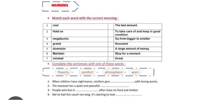 Solved 28 Match the words with their synonyms refuse