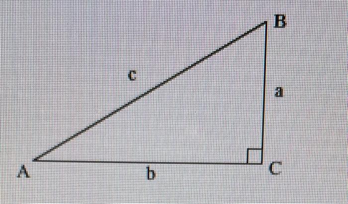 how to find angle of a triangle given three sides