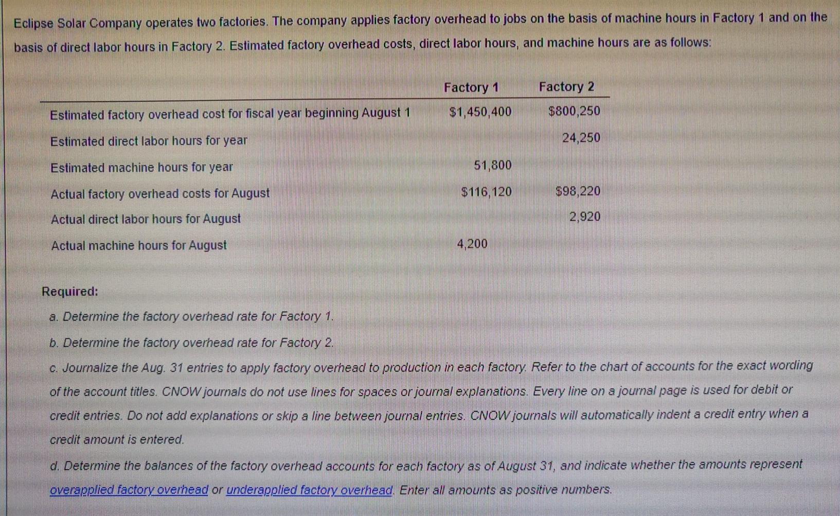 solved-eclipse-solar-company-operates-two-factories-the-chegg