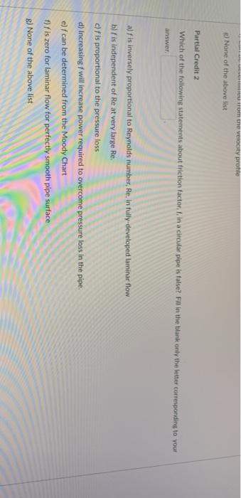 Solved Question 5 4 pts Partial credit 1 Which of the | Chegg.com