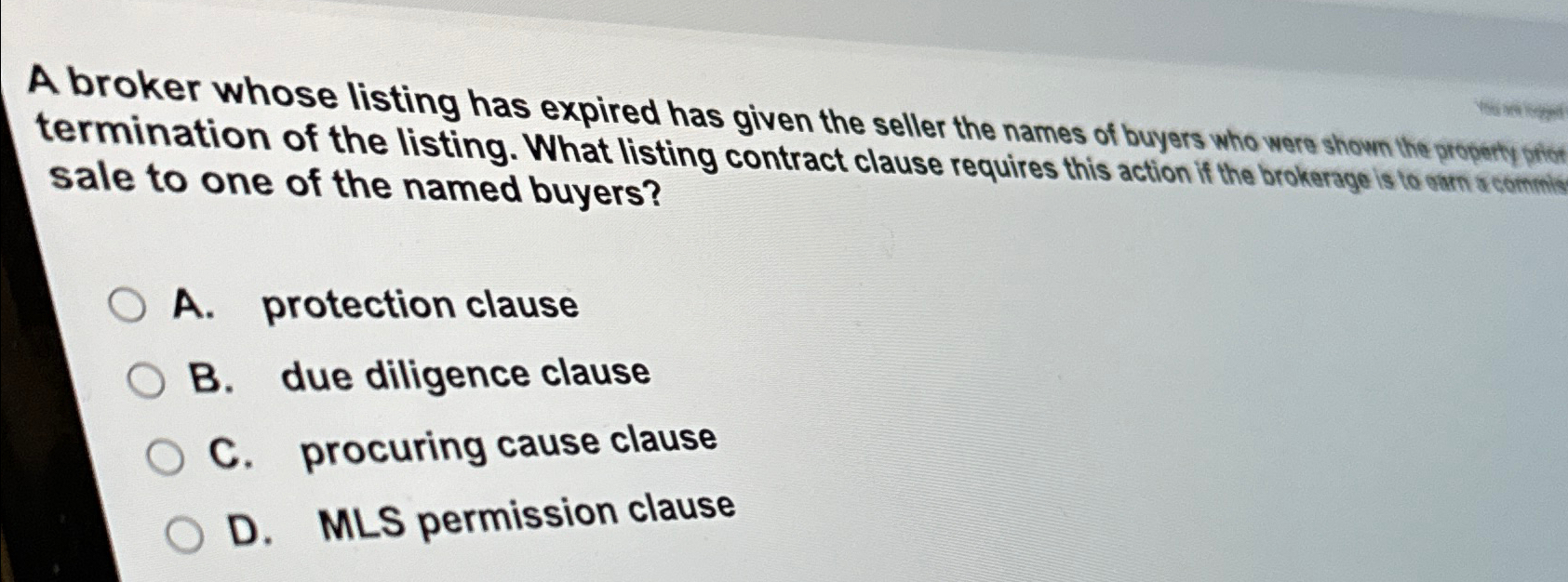 Solved A broker whose listing has expired has given the | Chegg.com