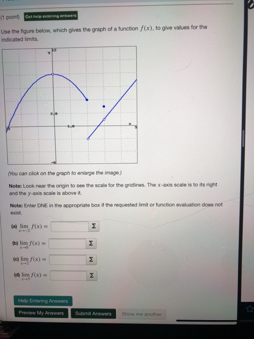 Solved (1 point) Get help entering answers Use the figure | Chegg.com