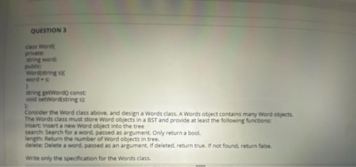 Solved QUESTIONS can word private string word public | Chegg.com