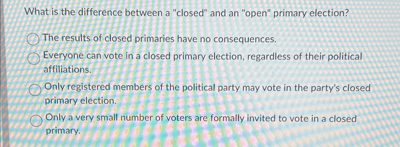 Solved What is the difference between a "closed" and an