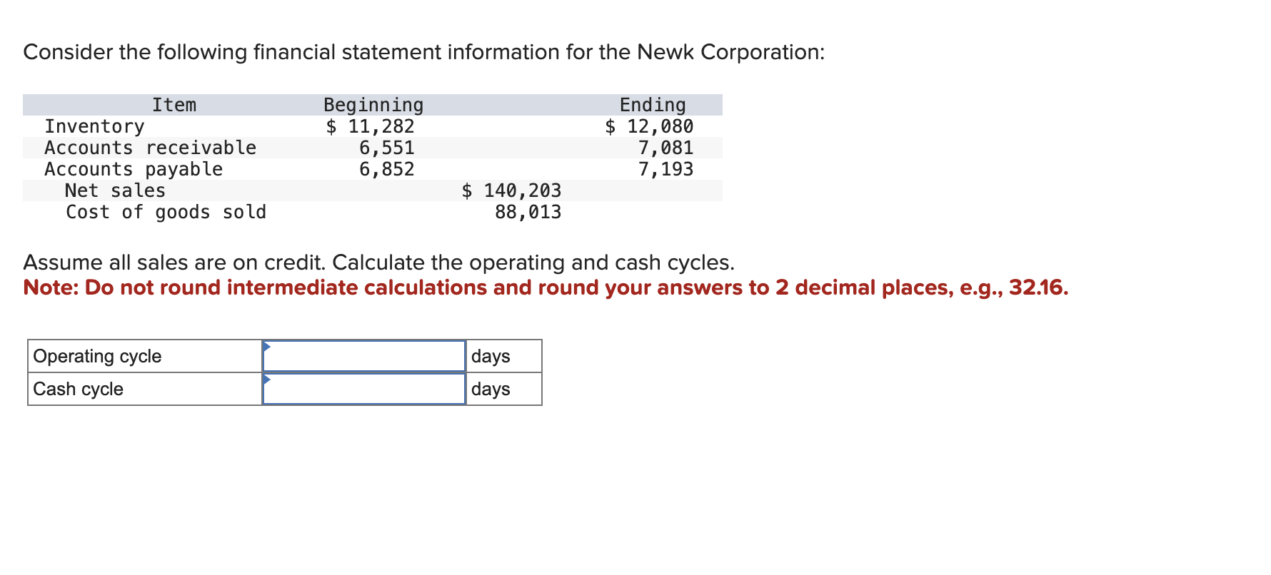 Solved Consider the following financial statement | Chegg.com