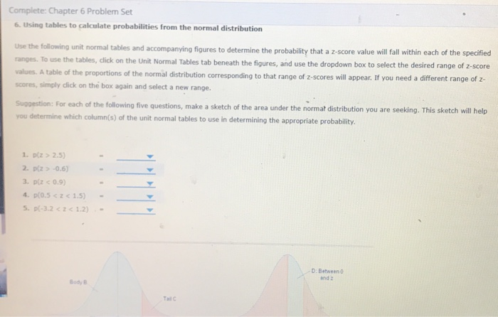 Solved Complete: Chapter 6 Problem Set 6. Using Tables To | Chegg.com