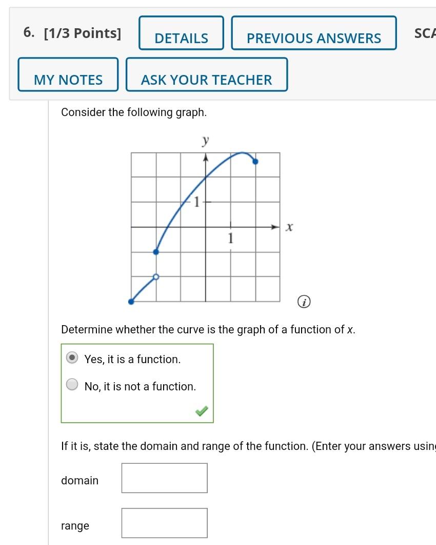 Solved The graph of a function g is given. y -3 9 -3 0 3 X | Chegg.com