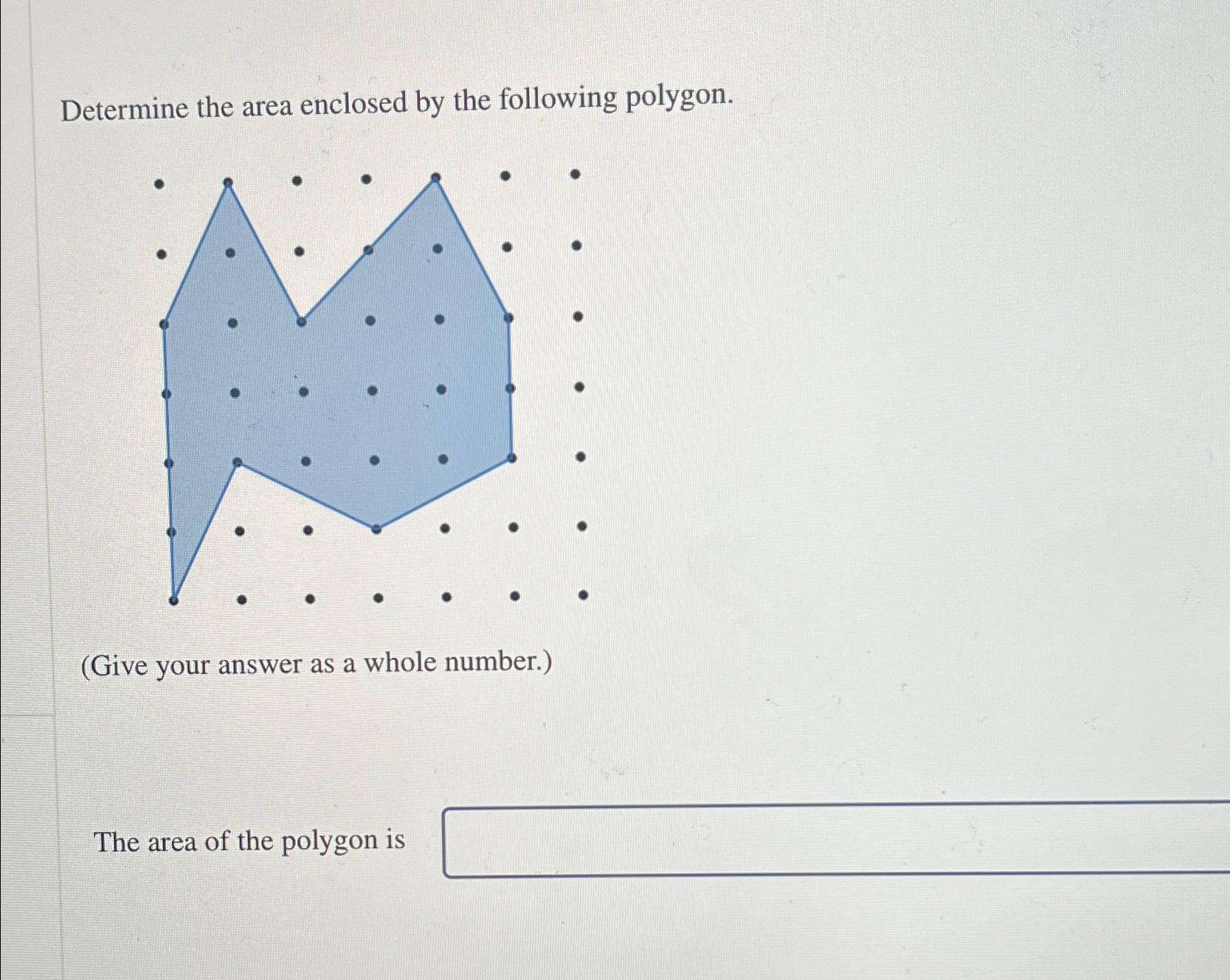 Solved Determine the area enclosed by the following | Chegg.com