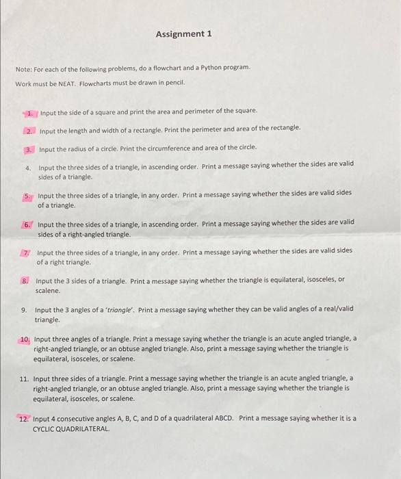 Solved Need questions 4, 9 and 11 answered with a flowchart | Chegg.com