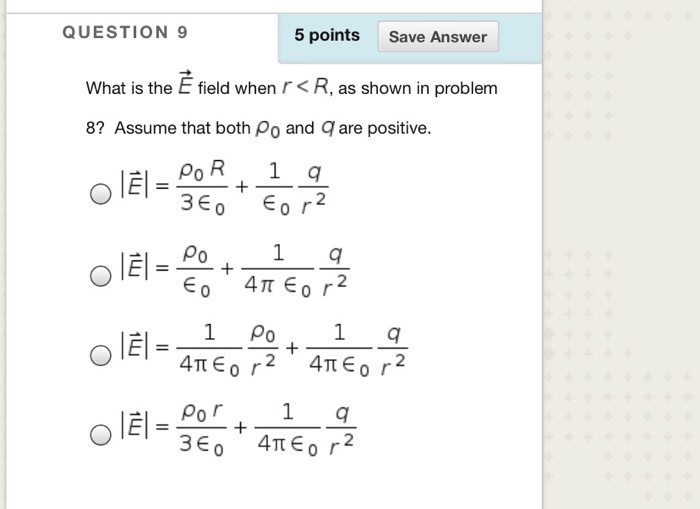 Solved QUESTION 8 4 points Save Answer You have a sphere of | Chegg.com