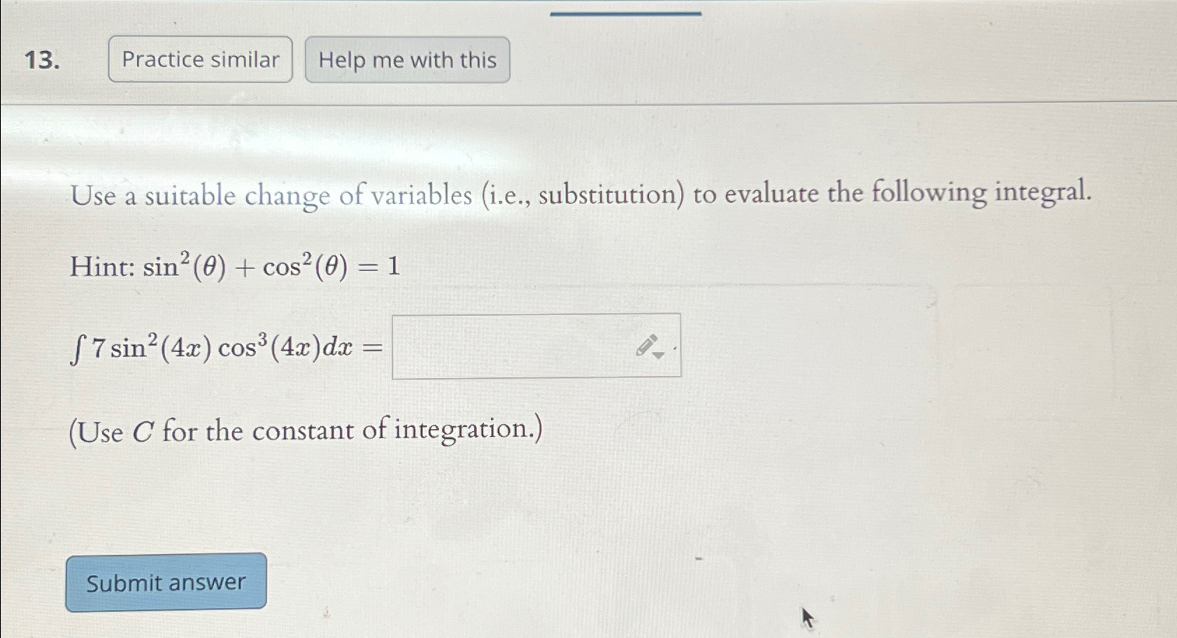 Solved Use a suitable change of variables (i.e., | Chegg.com