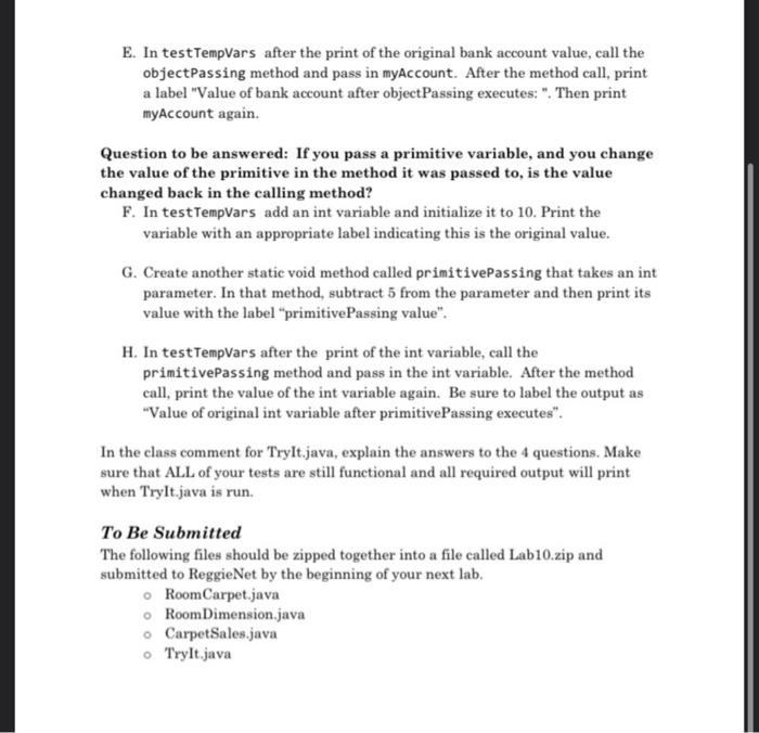 of 3 Lab 10 More with Classes and Aggregation The | Chegg.com