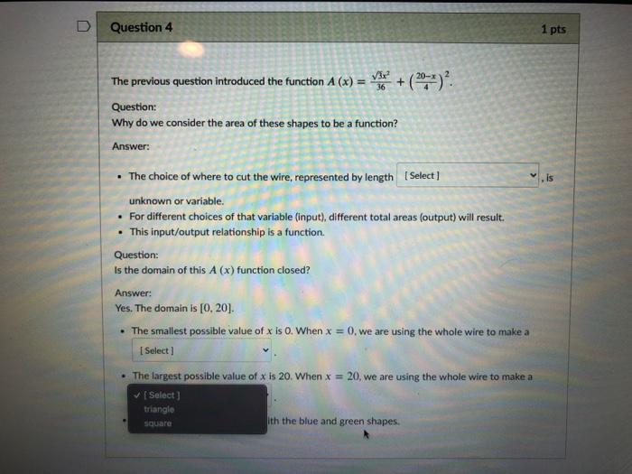 Solved D Question 3 1 pts Geometry facts: • The height of an | Chegg.com