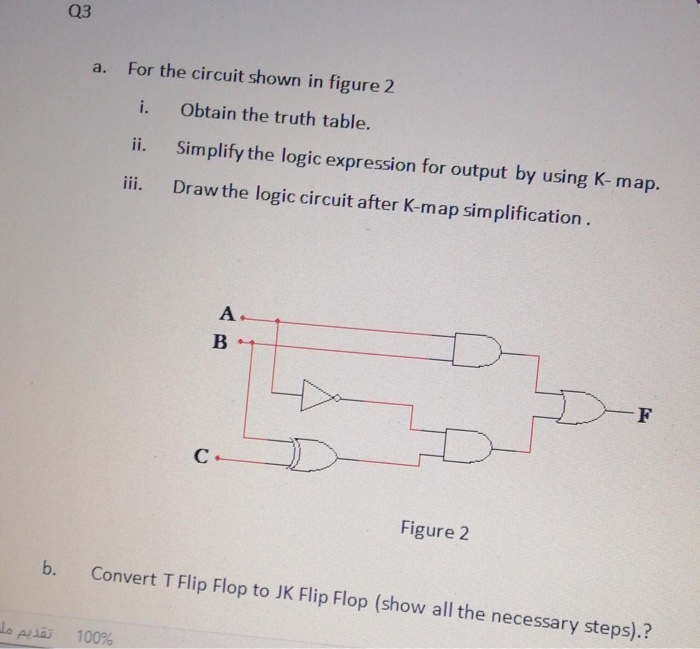 Solved Q1 a. Design a combinational logic circuit using NOR | Chegg.com