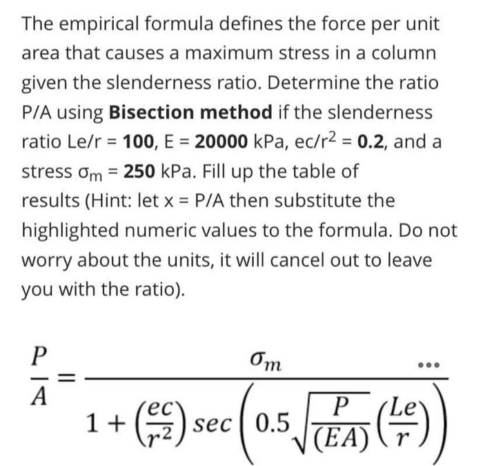 solved-the-empirical-formula-defines-the-force-per-unit-area-chegg