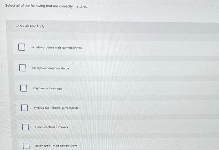 Solved Select all of the following that are correctly | Chegg.com