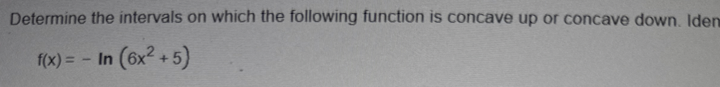 Solved Determine the intervals on which the following | Chegg.com