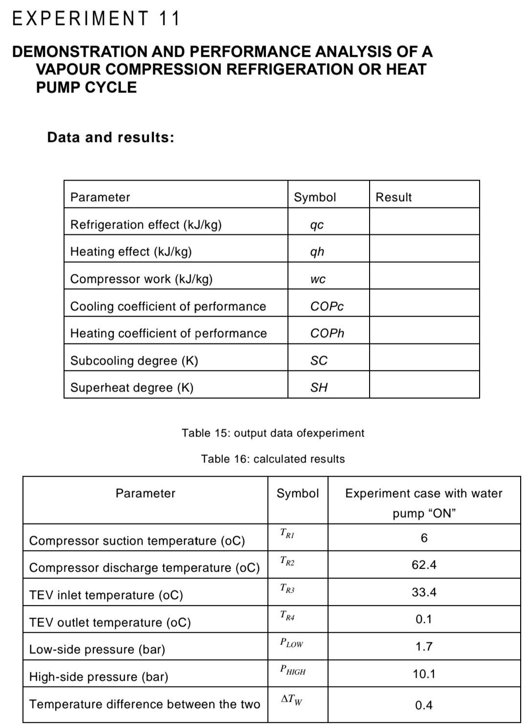 EXPERIMENT 11 DEMONSTRATION AND PERFORMANCE ANALYSIS