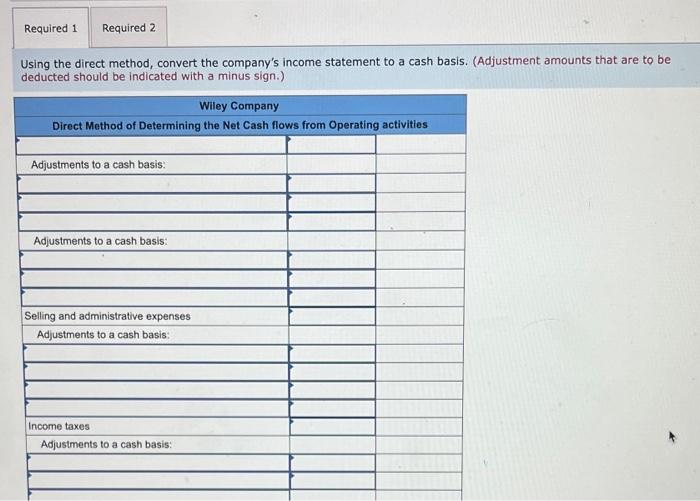 Solved Wiley Company's income statement for Year 2 follows: | Chegg.com