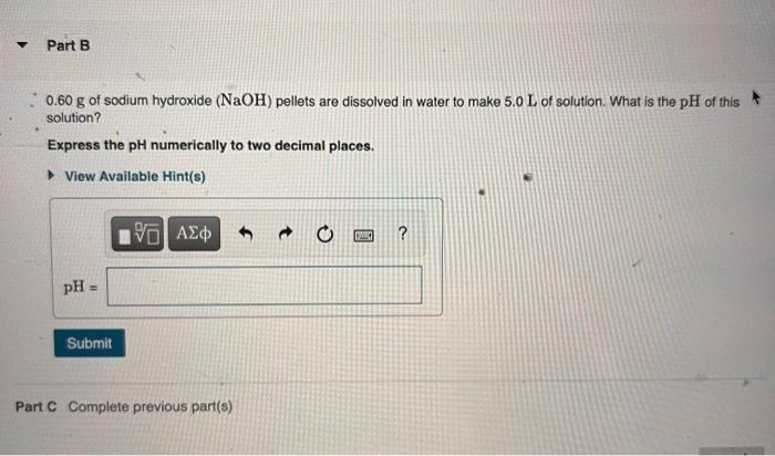 Solved The Temperature For Each Solution Is Carried Out At | Chegg.com