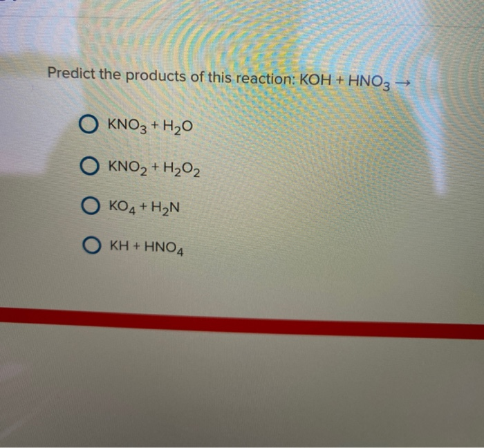 No2 koh уравнение реакции