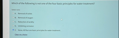 Solved Which of the following is not one of the four basic | Chegg.com