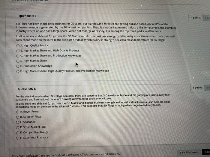 Solved Question Completion Status: QUESTION 1 1 points Save | Chegg.com