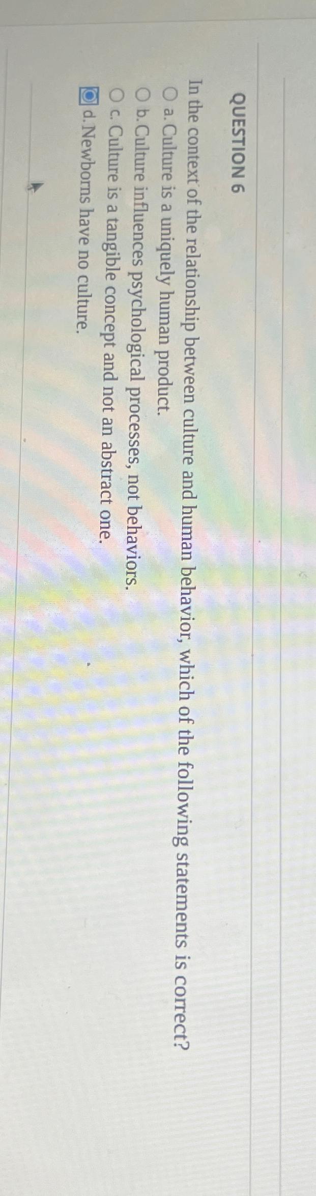 Solved QUESTION 6In the context of the relationship between | Chegg.com