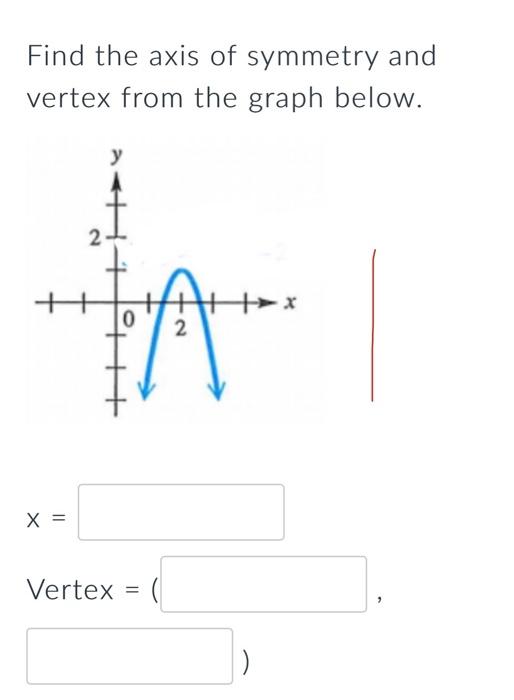 how to find vertex and axis of symmetry with quadratic equation