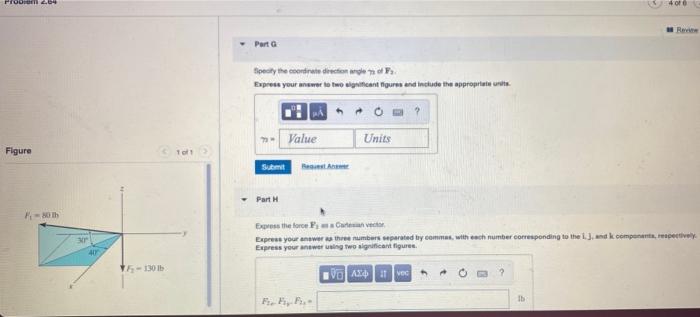 Solved Problem 2.64 Part A Specify the coordinate direction | Chegg.com