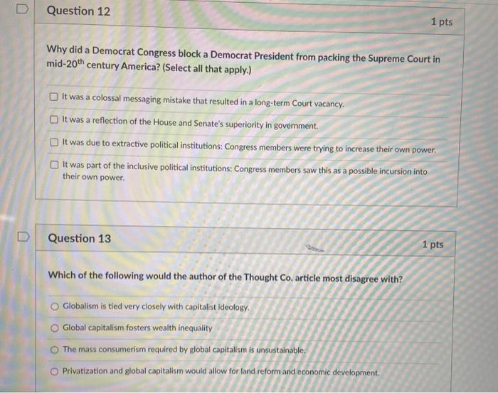 Solved D Question 7 1 Pts Which Of The Following Help To | Chegg.com