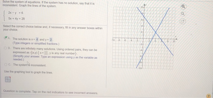 Solved Solve The System Of Equations If The System Has N Chegg Com