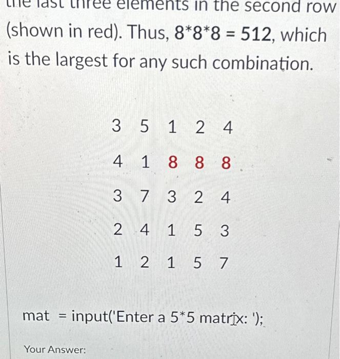 solved-given-a-5-by-5-matrix-of-all-positive-numbers-write-chegg