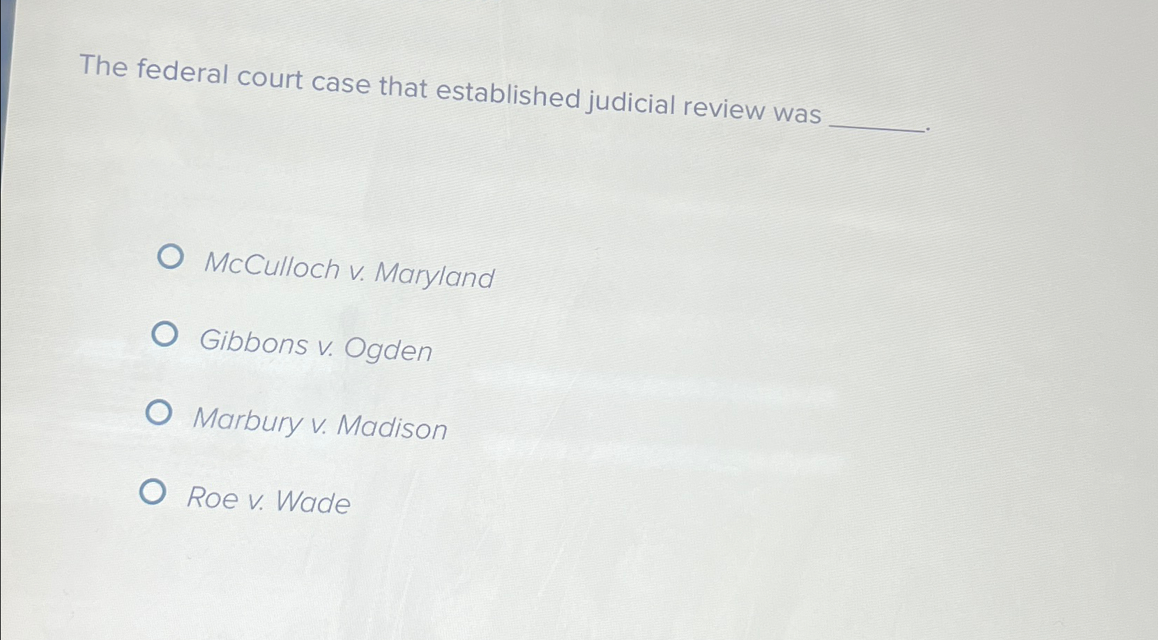 What did gibbons v ogden establish sales