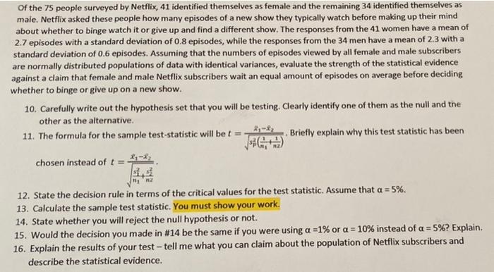 write a hypothesis for testing your selected variable