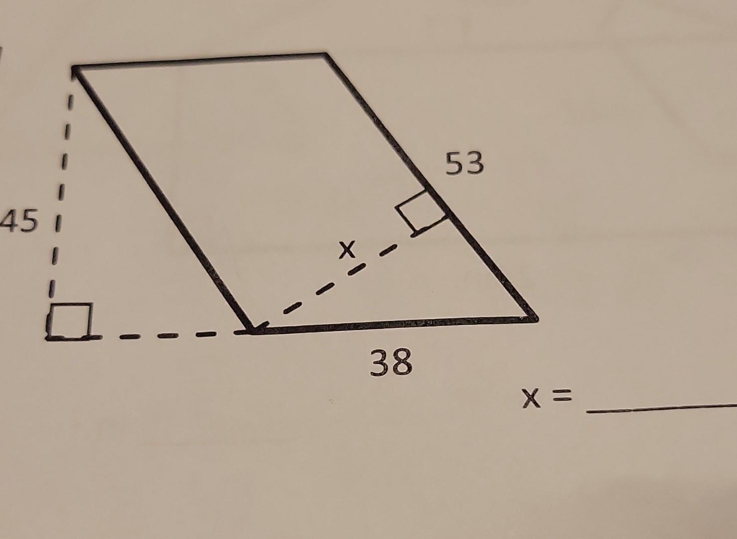 Solved Find The Value Of X. Round To The Nearest Tenth. | Chegg.com