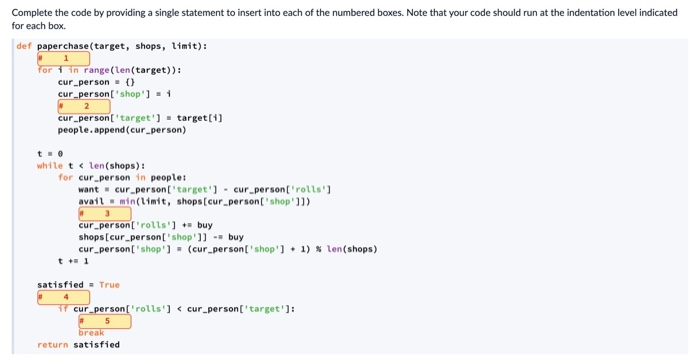 Solved Complete the code by providing a single statement to | Chegg.com