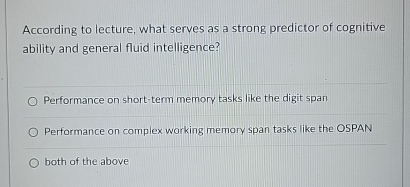 Solved According to lecture, what serves as a strong | Chegg.com