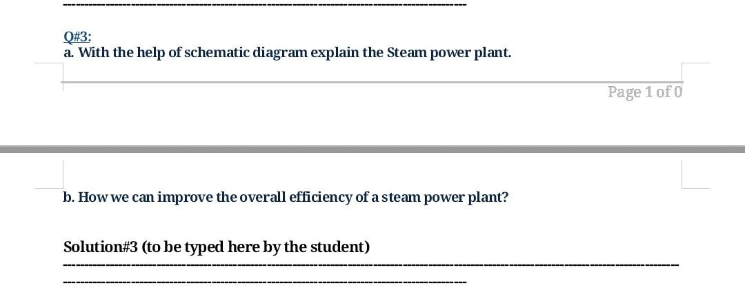 Solved Q#3: a. With the help of schematic diagram explain | Chegg.com