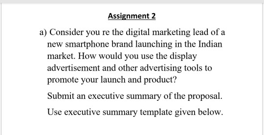 digital marketing assignment 2