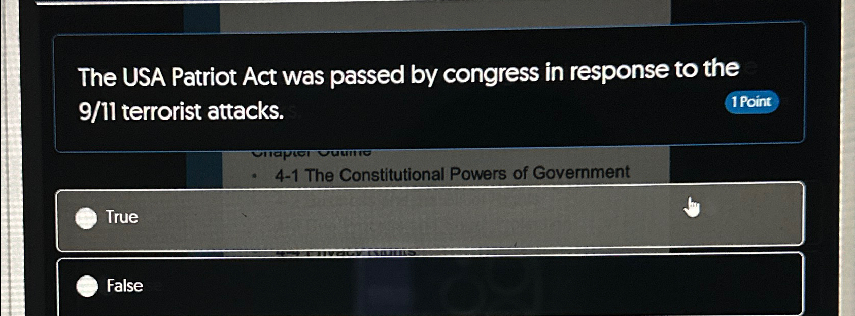 the usa patriot act was passed in response to which event responses