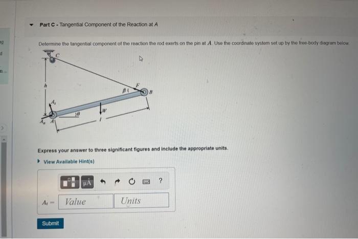 Solved Equations Of Motion: Rotation About A Fixed Axis | Chegg.com